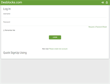 Tablet Screenshot of desblocks.com